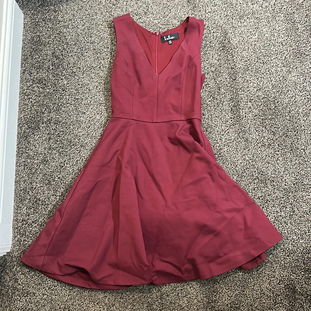 Maroon Lulus dress